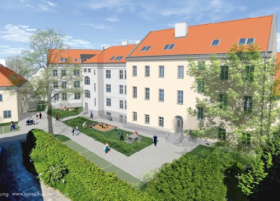 der Sozialbereich-Generalsanierung Bürgerspitalwohnhäuser St.Pölten Schmied+Ranzonigasse